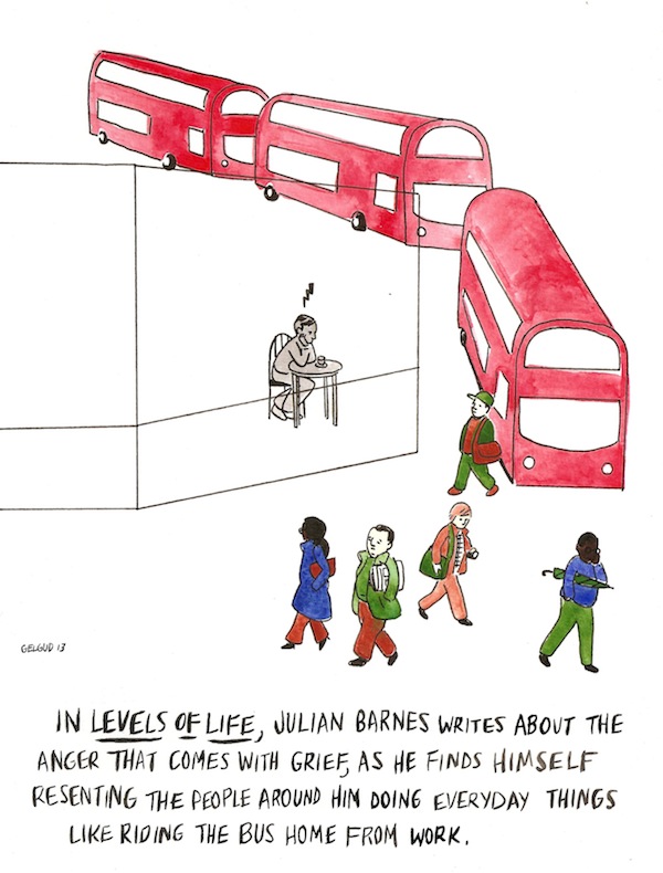 Levels of Life by Julian Barnes. Illustration by Nathan Gelgud, 2013.