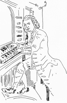 Bach by Nathan Gelgud, 2013.