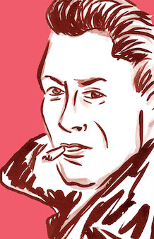 Albert Camus by Nathan Gelgud, 2013.