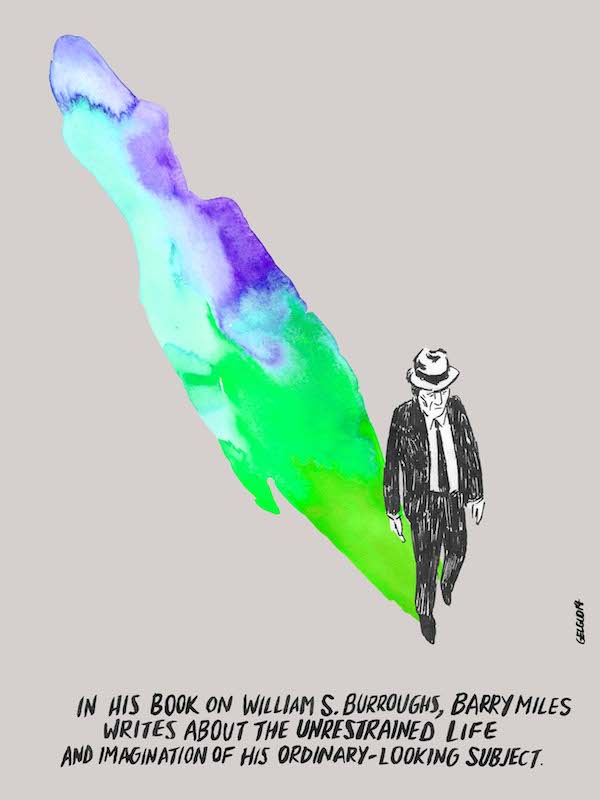 Nathan Gelgud illustration inspired by Call Me Burroughs, a new biography by Barry Miles. Nathan Gelgud illustration inspired by Call Me Burroughs, a new biography by Barry Miles.