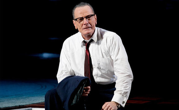 Bryan Cranston as President Lyndon B. Johnson in Broadway's 