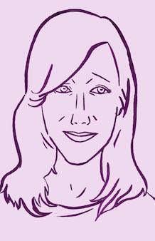 Judy Greer by Nathan Gelgud, 2014.