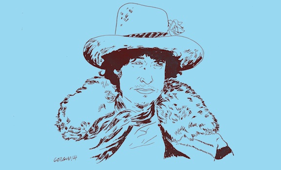 Bob Dylan by Nathan Gelgud, 2014.