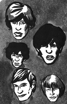 The Rolling Stones by Nathan Gelgud, 2014.
