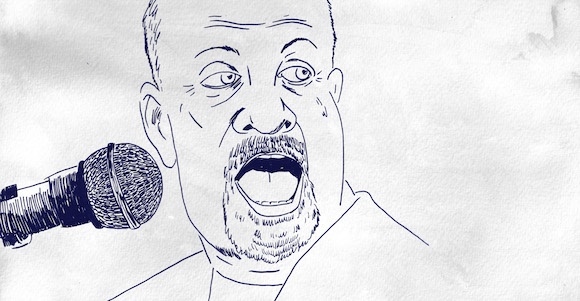 Billy Joel by Nathan Gelgud, 2014.