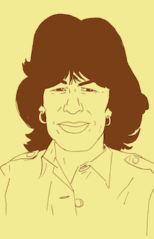 Christiane Amanpour by Nathan Gelgud, 2014.