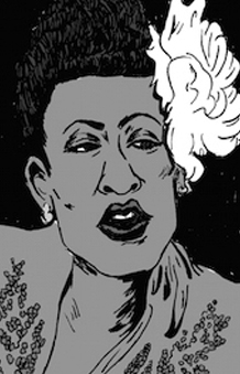 Billie Holiday by Nathan Gelgud, 2015.