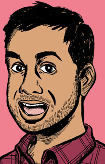 Aziz Ansari by Nathan Gelgud, 2015